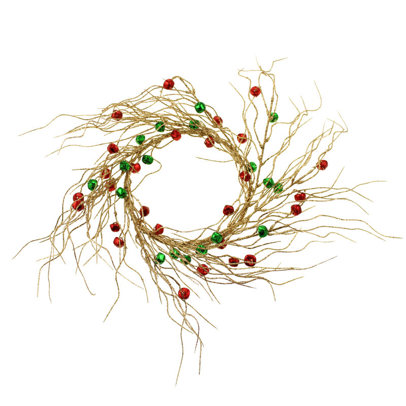 Faux Berry Wreath, 36cm H x 36cm W x 10cm D