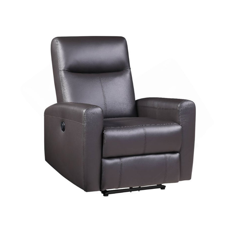 Cuir d'ameublement inclinable Power Motion, brun