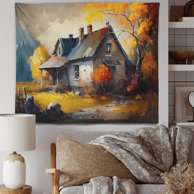 Polyester Tapestry, 32" H x 39" W