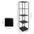 4-Tier Rotating Bookshelf Rectangular Floor Standing 360°Rotating Bookshelf for Bedroom Living Room-1752452176
