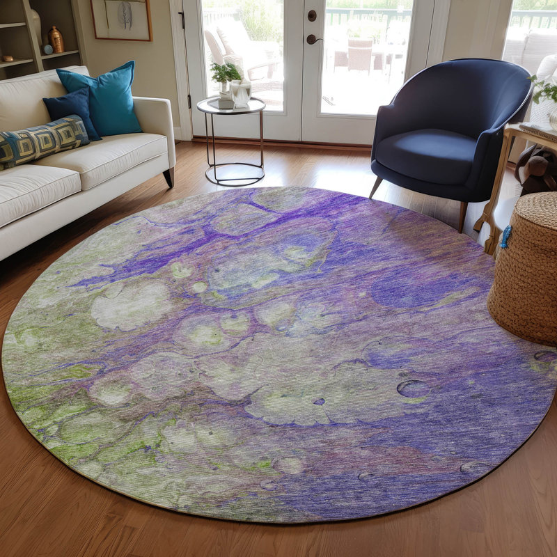 Tapis intérieur / extérieur Conjetta, Rond 8 pi