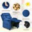 Heacock Kids 16'' Recliner Chair and Ottoman-1084857397