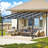 Retractable Pergola With Adjustable Sun Shade Canopy Roof-111706474