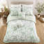 Ensemble d'édredon pour lit double / grand 5 pièces avec coussins décoratifs, vert