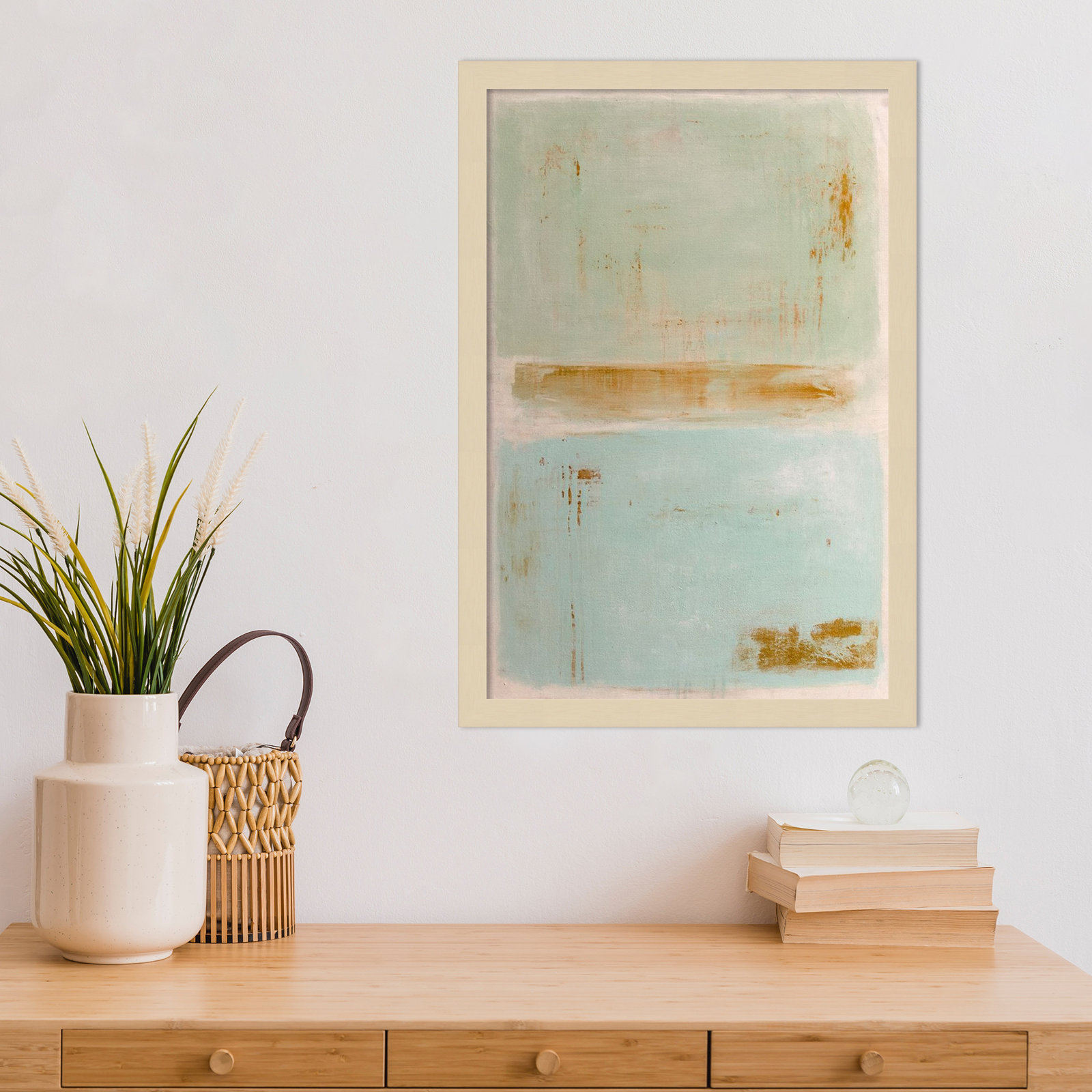 Soft Sided Print by Erin Ashley, 21" H x 15" W, Brown