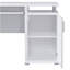Bureau d'ordinateur blanc avec 2 tiroirs et armoire Rochelle