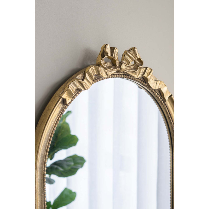 Miroir arqué de style baroque, 37,3 po x 23,6 po