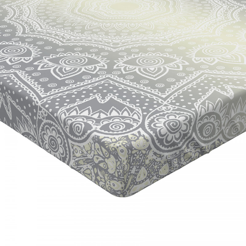 Microfiber Fitted Sheet, Twin Fitted Sheet, Gray