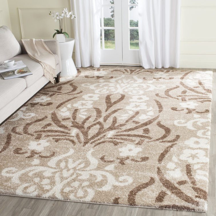 Flanery Shag Performance Floral Rug