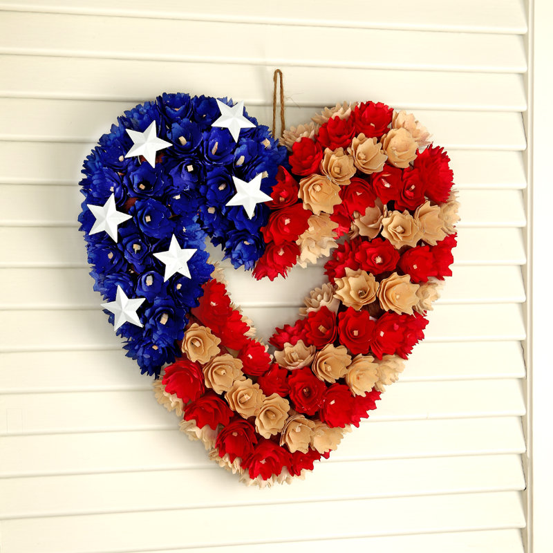 Dried Rose Wood 13'' Wreath