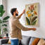 Protea Study Botanical - Wrapped Canvas-131763911-131763912