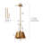1-light Adjustable Height Pendant Light