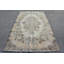 Tapis brun, tapis rétro, tapis de chambre à coucher, tapis turcs, grands tapis 5,1 x 8,4 pi, tapis géométriques
