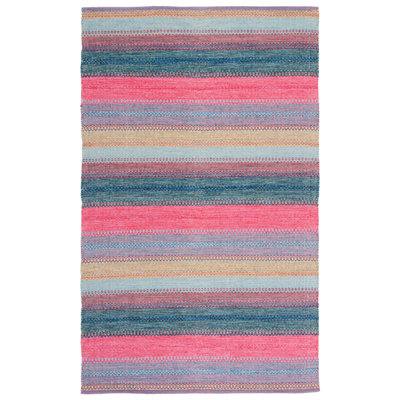 Montauk Flat Weave Cotton Striped Rug
