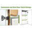 Armoire murale à une porte en bois massif blanc pour le rangement de la salle de bain 1 2 tablettes à charnières à fermeture en douceur 9W12d30h