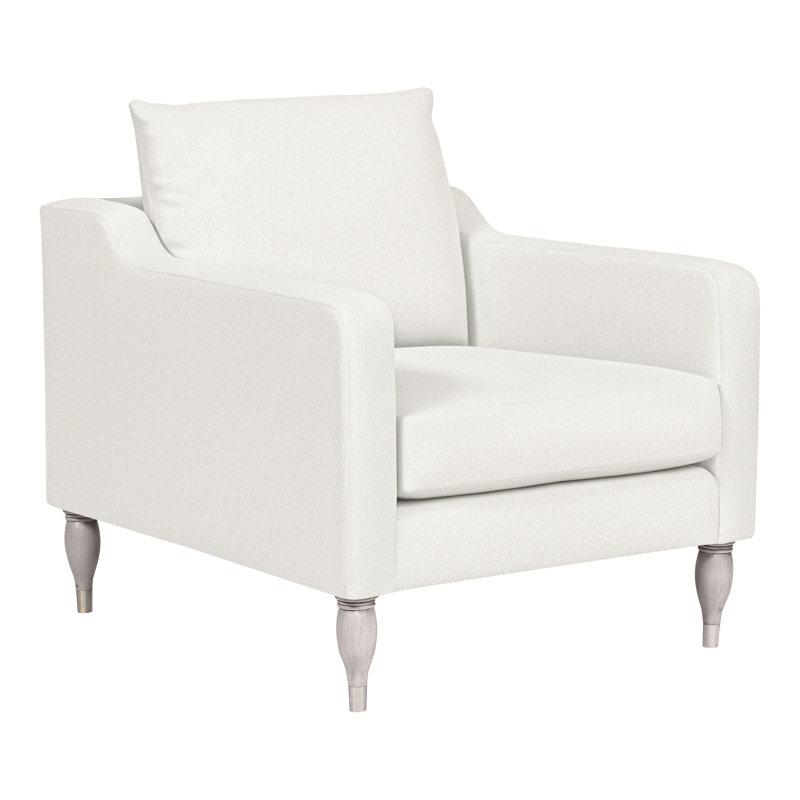 Chaise Thea, Kennelly neige, Gris colombe