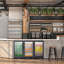 Kalamera three-door 11.2cu.ft back bar undercounter commercial beverage cooler