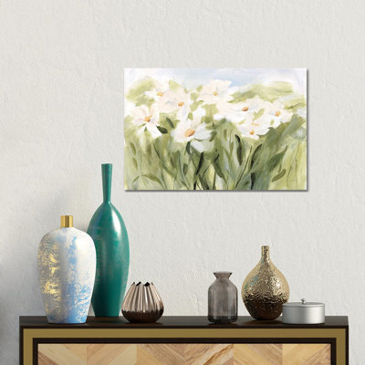 «Daisy Meadow», reproduction d'art sur toile encadrée