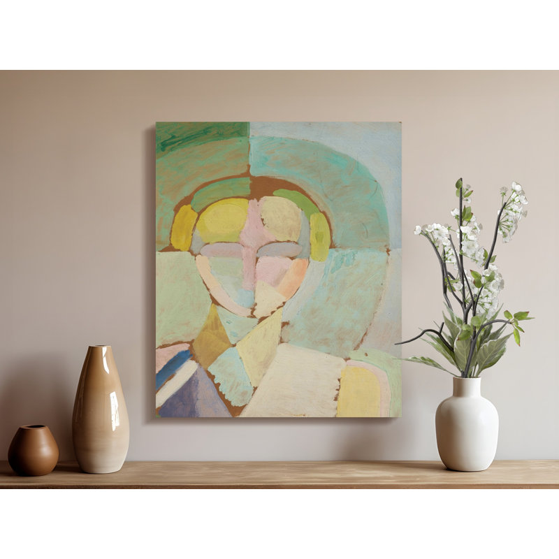 Hage 1 Piece Wrapped Canvas Wall Art Set, 15x30