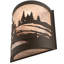 Knaresborough 1 - Light Flush Mounted Sconce