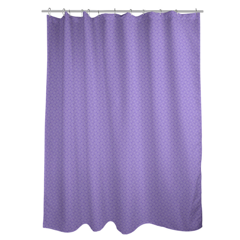 Rideau simple en treillis hexagonal classique, Mauve clair
