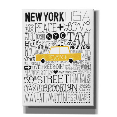 «Iconic NYC III» par Michael Mullan, art mural sur toile