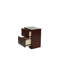 Table de chevet 2 tiroirs Modern Classic avec finition cerisier, panneau de particules et fabrication en pin
