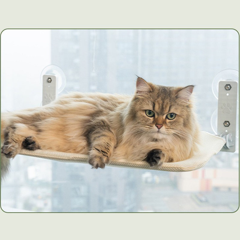 Coussin amovible pour lit pour chat 30X52cm, Beige, H 6,89 po x l 17,72 po x P 11,81 po