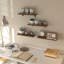 Tablettes murales de salle de bain Embree