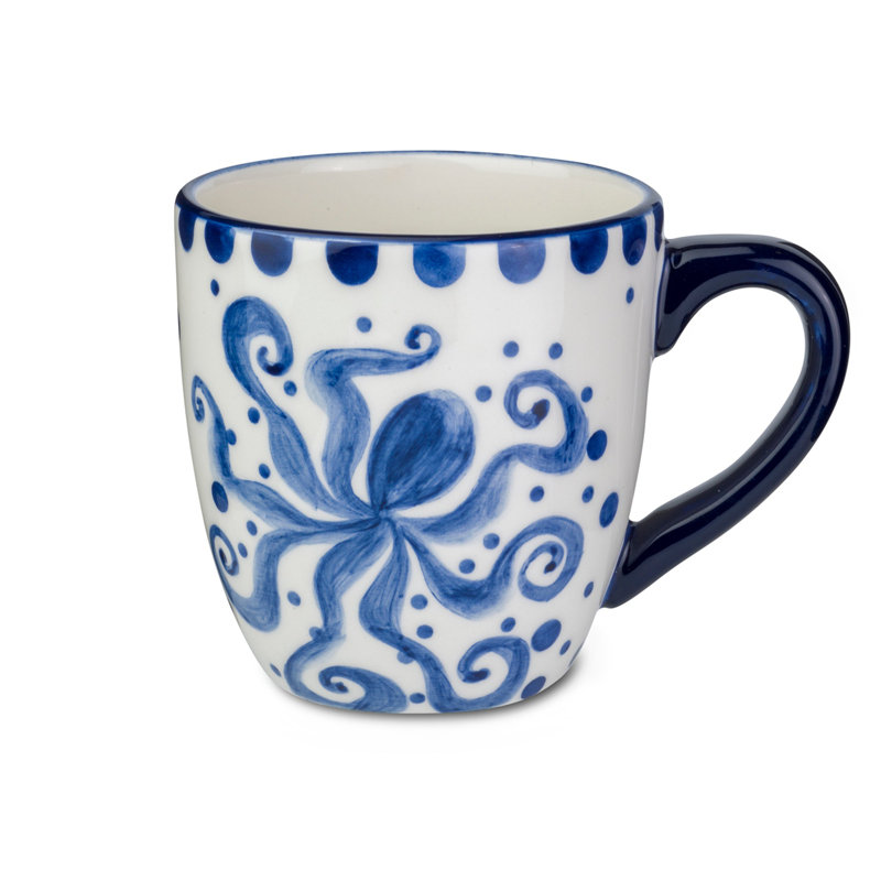 Ensemble de 4 tasses Euro Ceramica Octopus