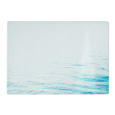 Tempered Glass Ocean Art Chopping Board