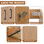 Ensemble de meuble-lavabo simple 48 po avec lavabo et tablette inférieure ouverte