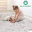 Tapis de chambre à coucher multi-contemporain / contemporain sans perte de poils de la collection pour la salle à manger-64298420
