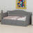Multi-Functional Wood Daybed Featuring Hidden Trundle Bed and Dual-Purpose Sofa Design-129687905