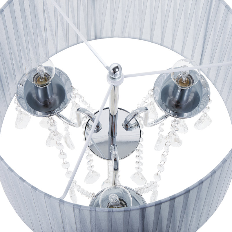 Albright 170cm Traditional Floor Lamp, White