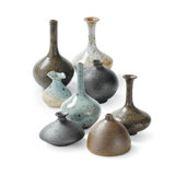 8 Piece Porcelain Bud Vases