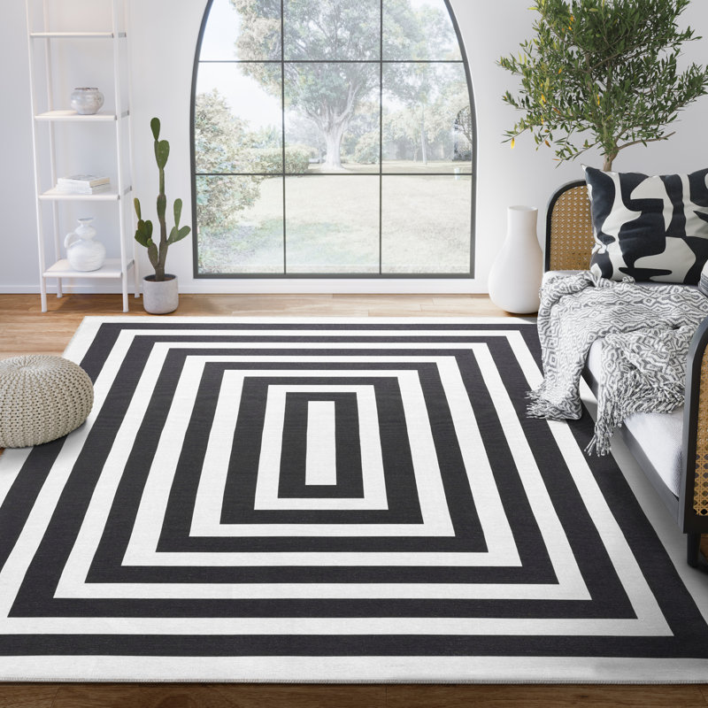 Tapis rectangulaire Tianda, Rectangle 4 pi x 6 pi