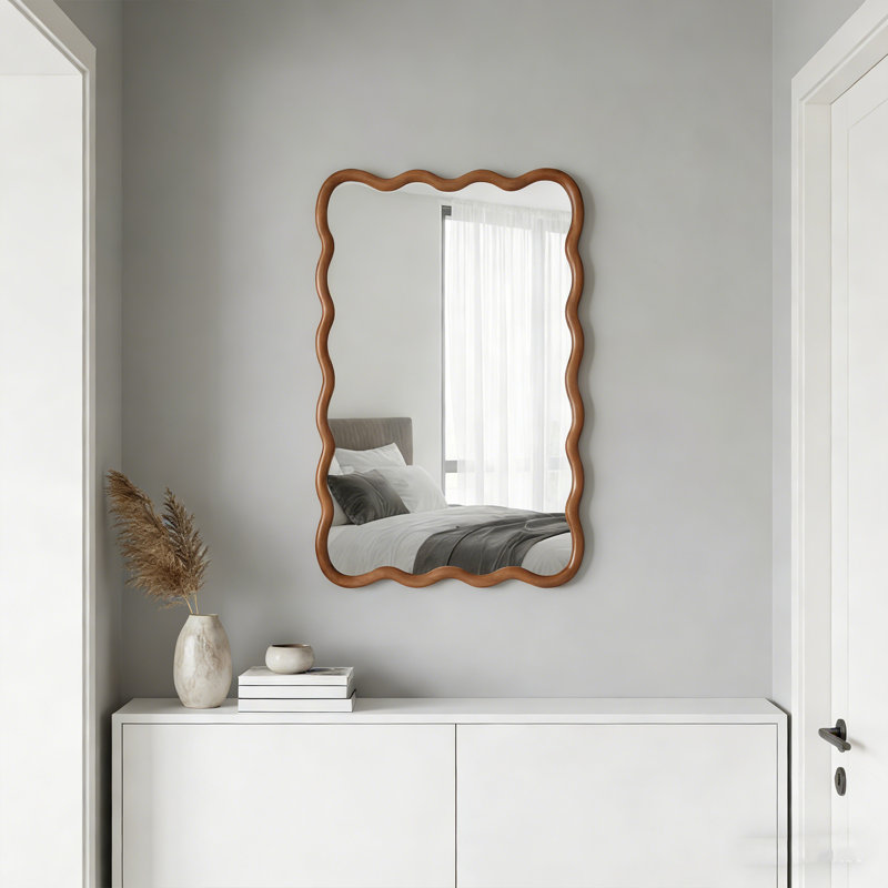 Miroir de salle de bain 20 po x 30 po, Brun