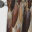 Bean Ballet Stone Collage II - rideau cacao - rideau occultant abstrait - 1 panneau-684618220