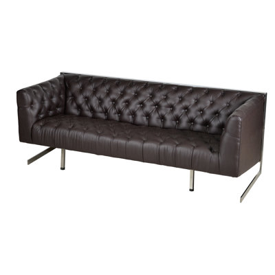 Twanna 85.5'' Faux Leather Sofa