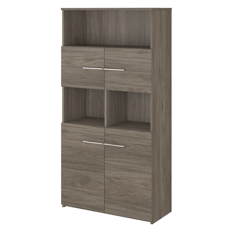 Office 500 Storage Bookcase, Modern Hickory