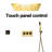 Lecce LED Musical Touch Panel Controlled Thermostatic Rainfall Shower System with Handheld and Body