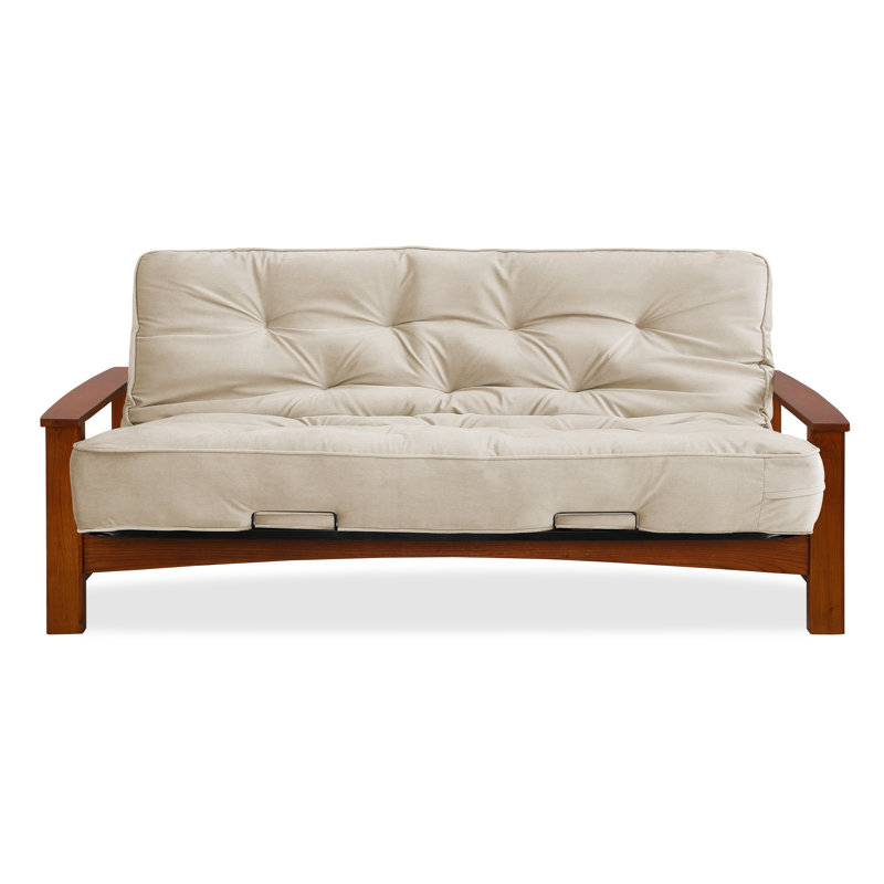 Futon et matelas Mccalla, Beige