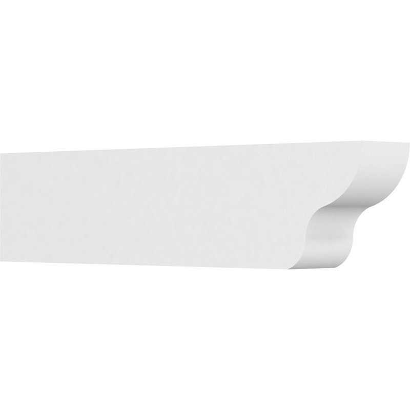Queue de chevron standard en PVC de qualité architecturale Greensboro, H 10 po x L 6 po x P 42 po