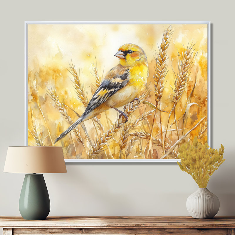 Isborne - Animals Large Wall Art, H 12 po x l 20 po, Cadre flottant, Blanc