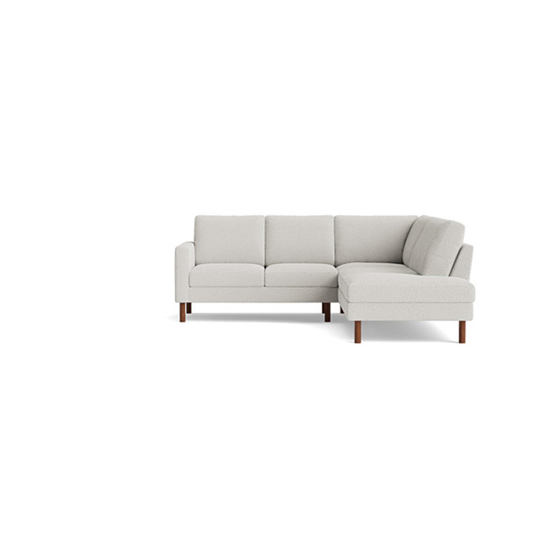 Laguna Sectional, Right Hand Facing, Performance Velvet - Ivy