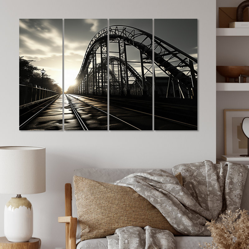 " Rollercoaster Shadow " 4 - Pieces