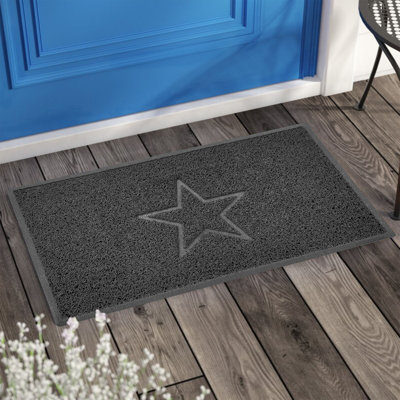 Non-Slip Geometric Doormat