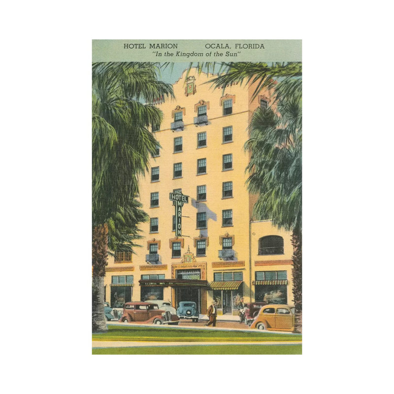 Florida Postcard V by Wild Apple Portfolio - Wrapped Canvas Gallery-Wrapped Canvas Giclée