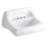 Kingston Vitreous China Rectangular Wall Mount Bathroom Sink with Overflow-118589930-10941338